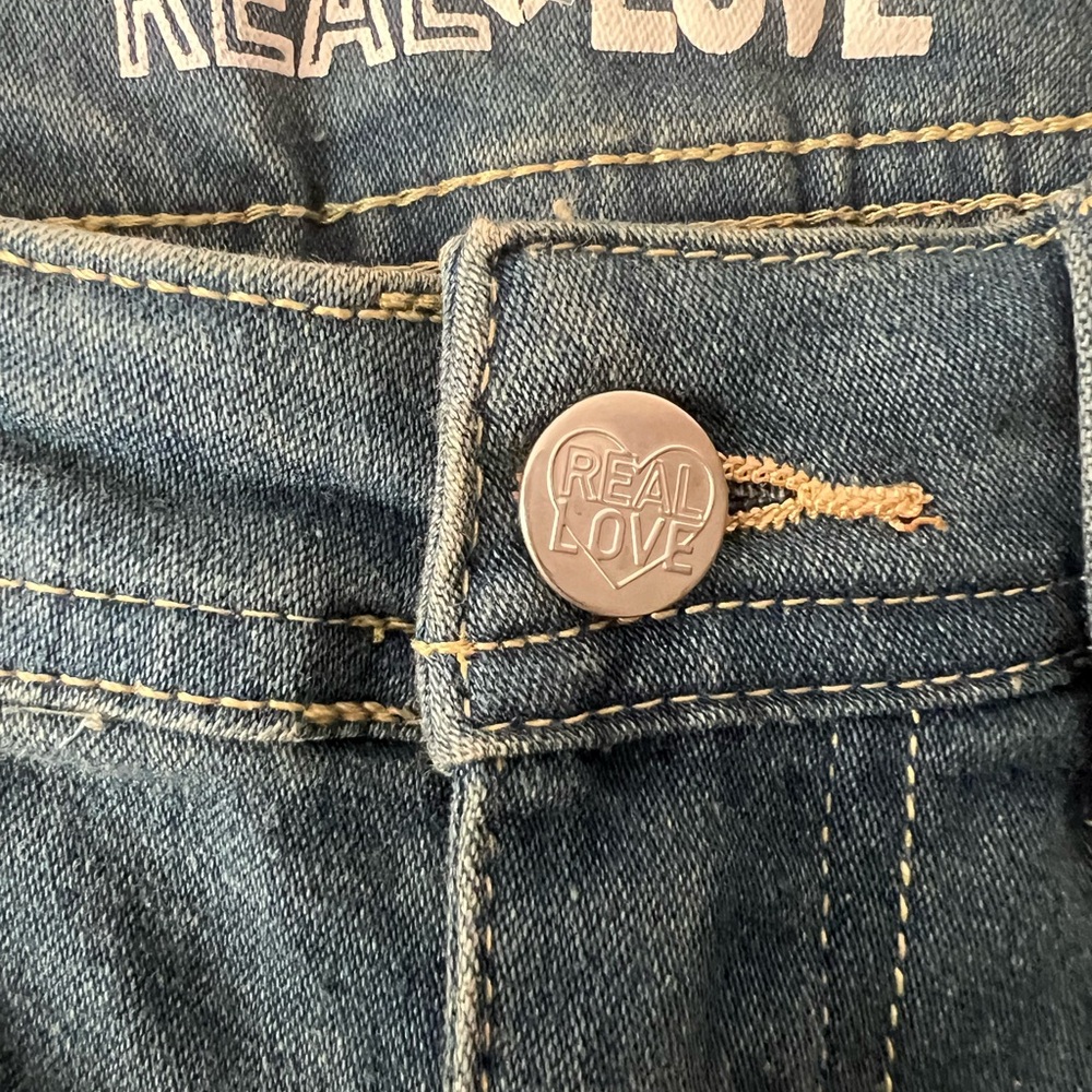 Real Love Girl’s Cute‎ Blue Summer Denim Shorts, Size 7, NWOT - Picture 3 of 7